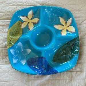 Island Plantations Plumeria floral tray